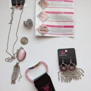 Paparazzi Jewelry Lot of 4! Fashion Fix Set-Pink Cats Eye!